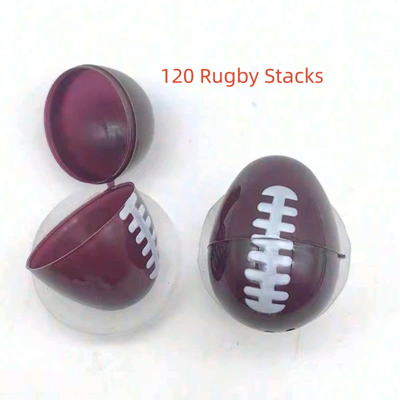 Easter Eggs Featuring A Rugby Ball