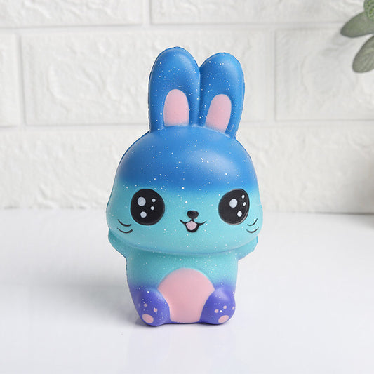 Cute Slow Rebound Star Bunny Easter Gift – Soft Rabbit Plush Toy for Kids, Easter Basket Fillers & Spring Decoration