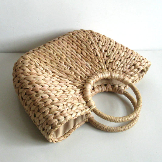 Bamboo Woven Oval Basket – Natural Easter Egg Basket for Fruits, Bread, Snacks, Home Storage & Rustic Décor