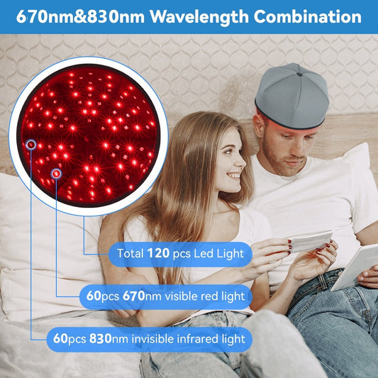 Red Light Therapy Scalp Massager – Rechargeable LED Hair Care Device for Scalp Massage & Healthy-Looking Hair
