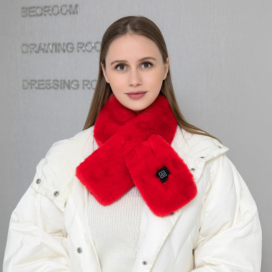 USB Electric Heated Neck Wrap Scarf – 3-Level Heated Neck Warmer for Winter Comfort & Everyday Relaxation