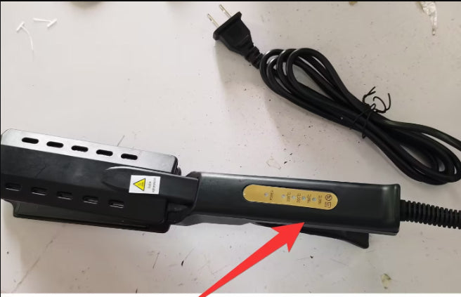 U.S. Standard Steam Hair Straightener | Anti-Scald Ceramic Steam Hair Straightening Iron for Smooth Hair UK