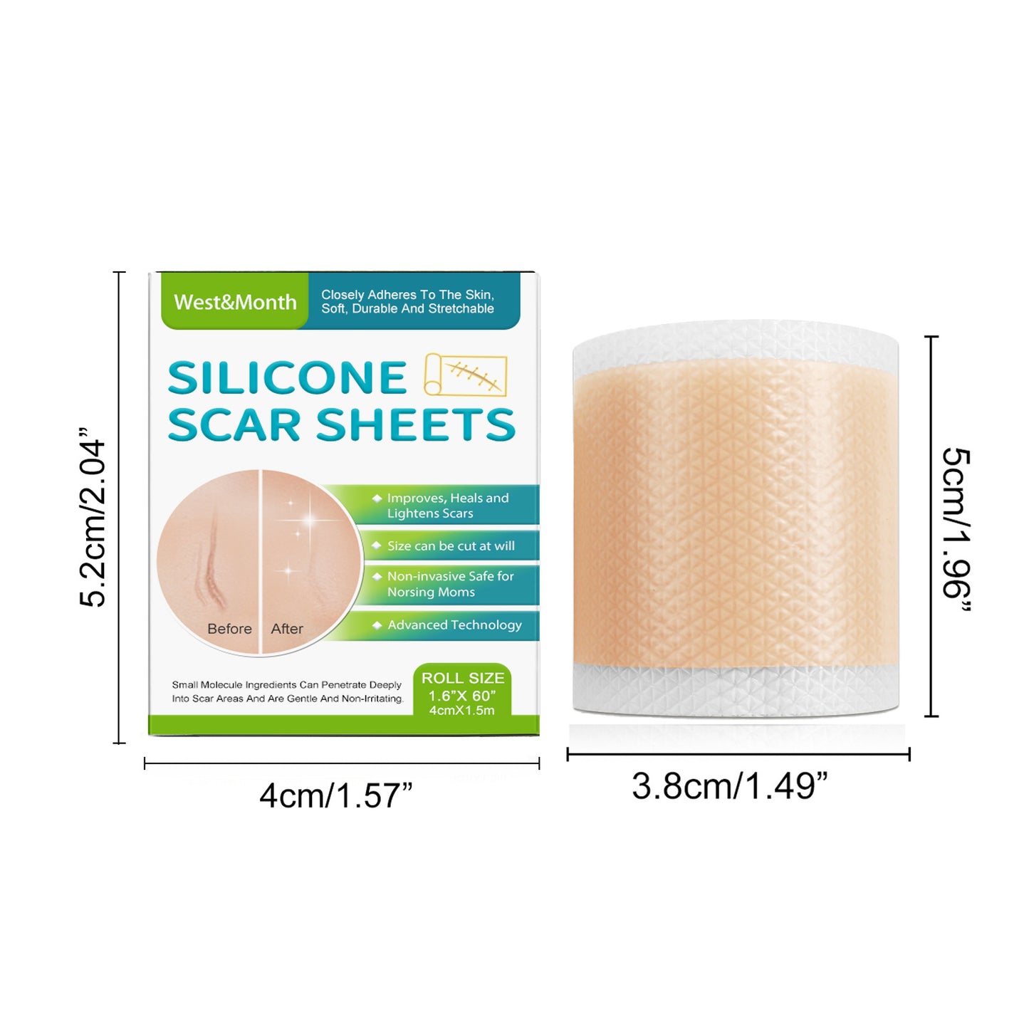 Self-adhesive Silicone Scar Paster Repair And Care Beauty Stickers