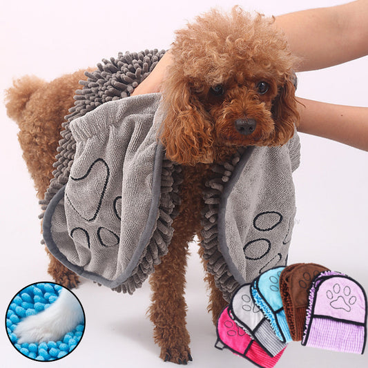 Super Absorbent Microfibre Pet Towel for Dogs & Cats
