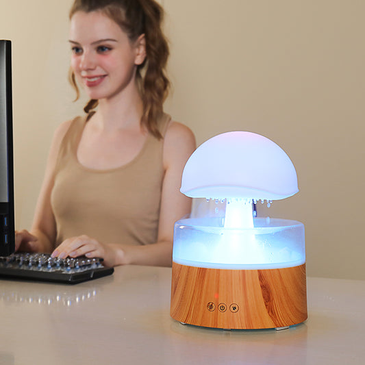 Rain Cloud Aroma Diffuser & Humidifier – Ultrasonic LED Mist Humidifier