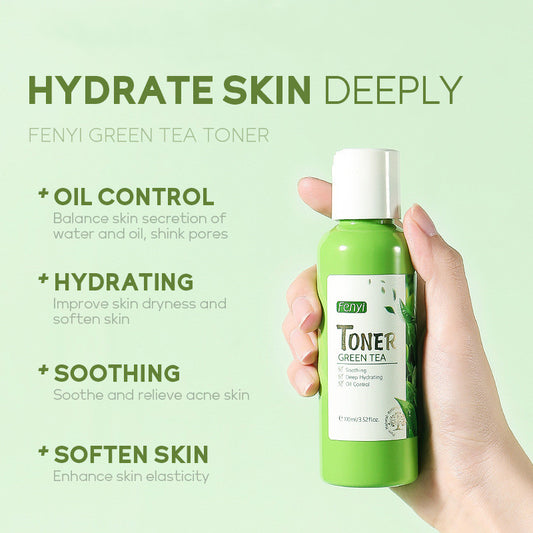 Green Tea Toner 100ml – Hydrating Facial Moisturizing Lotion for Fresh, Smooth & Balanced Skin Care