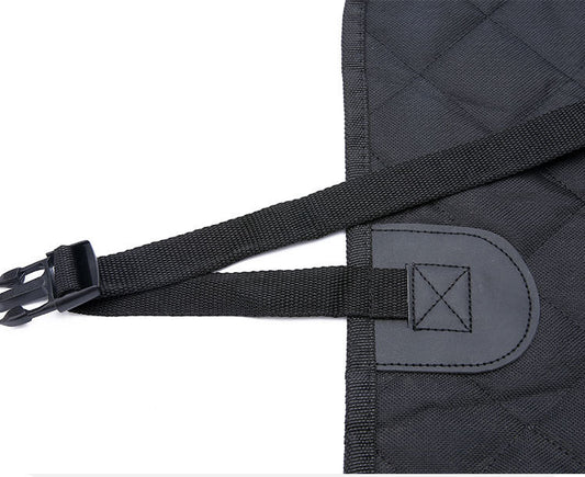 Dog Car Seat Cover Hammock with Mesh Window & Storage Pocket