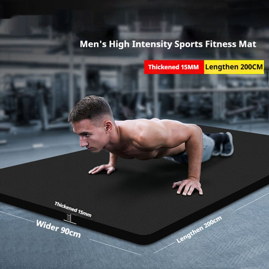 Fitness Yoga Mat – Non-Slip Exercise Mat for Yoga, Pilates, Stretching, Home Workout & Gym Training