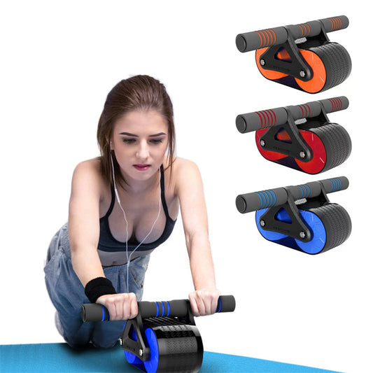 Automatic Rebound Ab Wheel Roller – Double Wheel Core Trainer