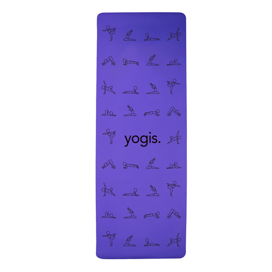 Yoga Mat with Alignment Lines – Non-Slip Fitness & Exercise Mat for Yoga, Pilates, Stretching, Planks & Home Workouts