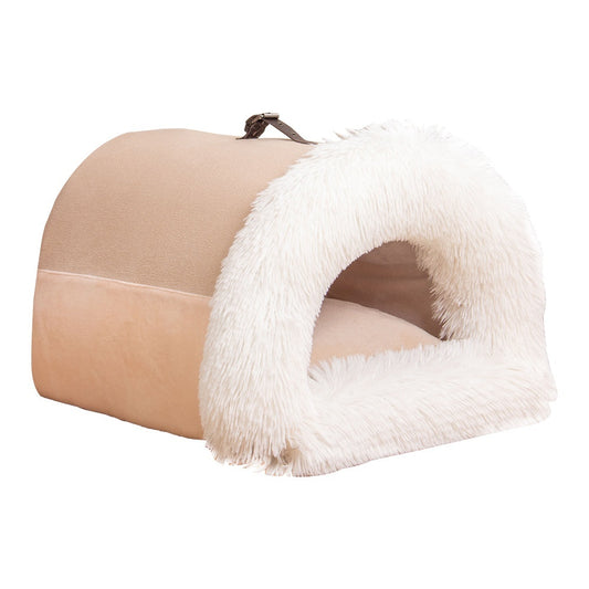Portable Plush Pet Bed – Warm & Cosy Nest for Dogs & Cats