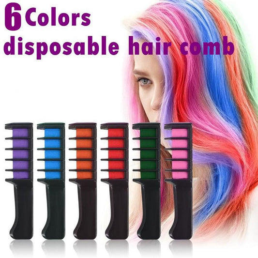 Temporary Mini Disposable Hair Color Mascara Crayon Chalk with Brush | Washable Instant Hair Dye for All Hair Types UK