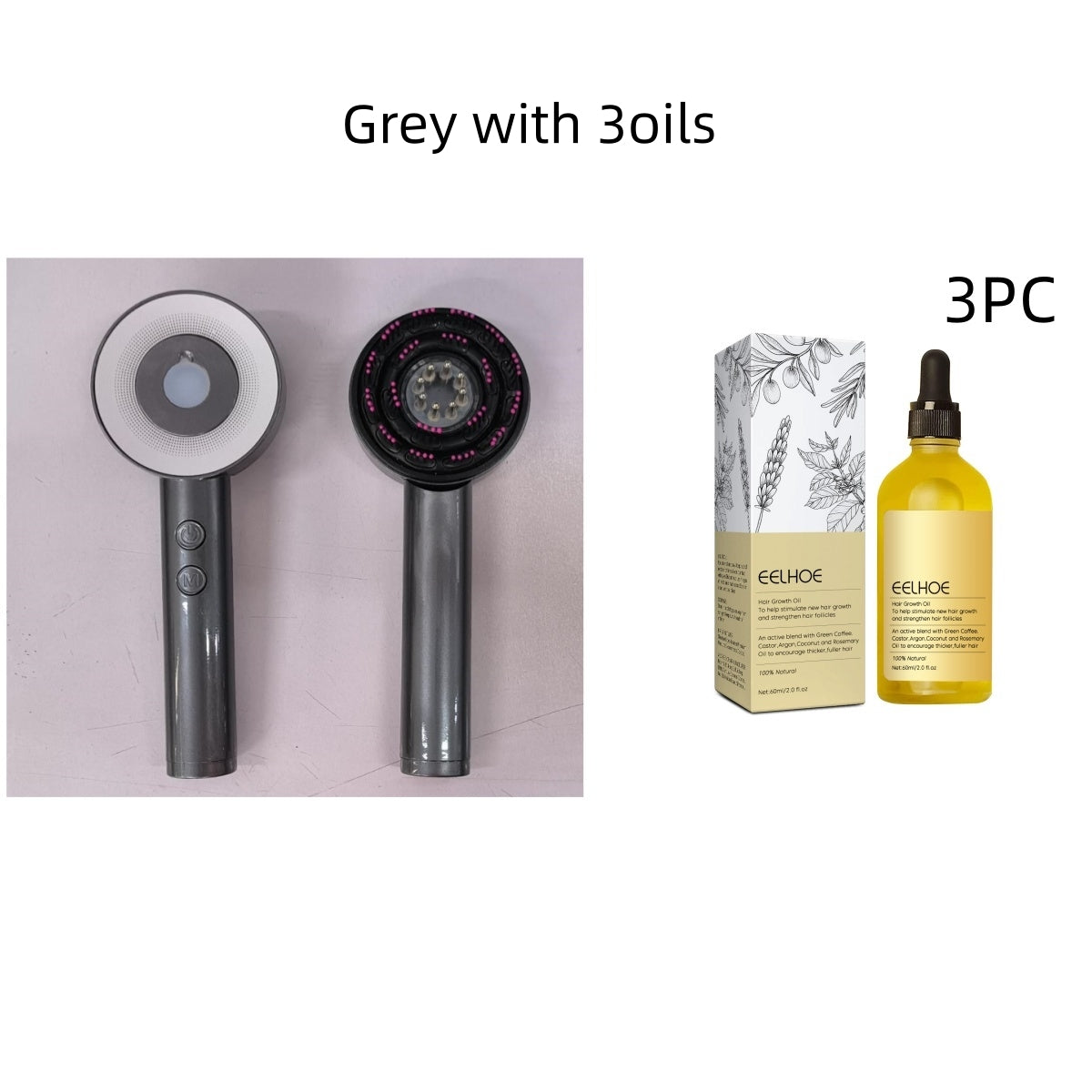 Fluffy Comb Scalp Massager Infrared Hair Care And Beauty Set