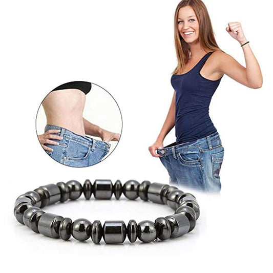 Magnetic Therapy Bracelet for Men & Women – Pentagram Stone Magnetic Bracelet, Stylish Wellness Jewellery