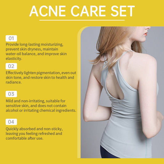 Acne Care Skincare Set – Gentle Cleanser, Hydrating Moisturiser & Daily Facial Care Kit for Clearer-Looking Skin