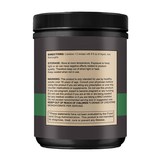 Creatine Monohydrate Powder – Unflavoured Sports Supplement for Strength, Power & High-Intensity Training