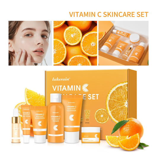 Vitamin C Skincare Set – Brightening Facial Care Kit for Hydrated, Radiant & Even-Looking Skin