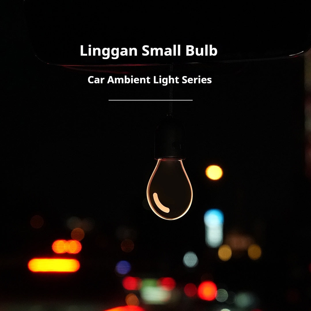 Crystal Car Pendant With Small Light Bulb Ambient Lighting For Your Vehicle