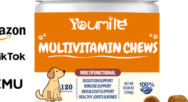Multivitamin Supplement for Dogs – Daily Health & Wellness Vitamins for Immune Support, Skin, Coat & Overall Vitality