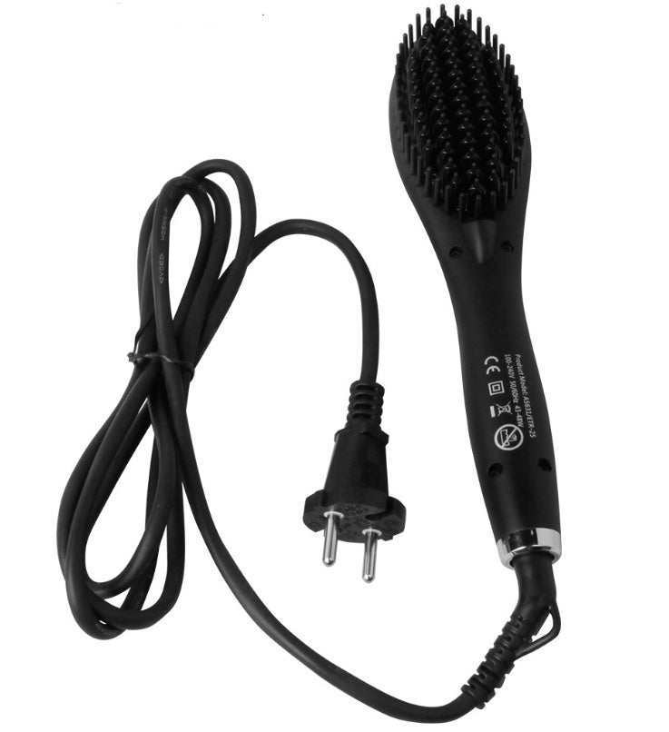 Ceramic Hair Straightening Brush | Electric Heated Hair Straightener Brush for Smooth & Frizz-Free Hair UK
