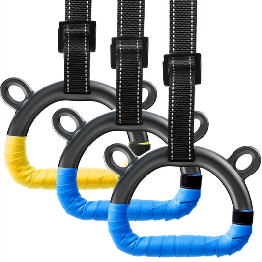 Children's Home Fitness Rings – Kids Gymnastics Exercise Rings for Indoor Play, Strength Training & Active Fun