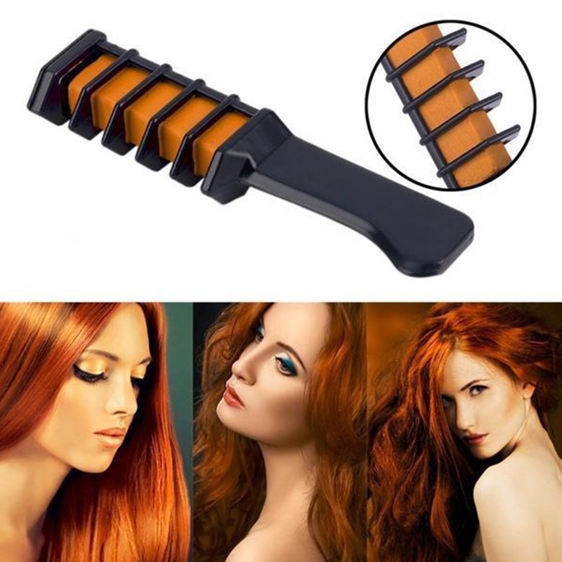 Temporary Mini Disposable Hair Color Mascara Crayon Chalk with Brush | Washable Instant Hair Dye for All Hair Types UK