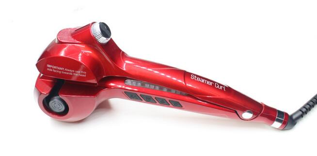 Professional Ceramic Steam Hair Curler | Digital Curling Iron & Hair Waver Styling Tool UK
