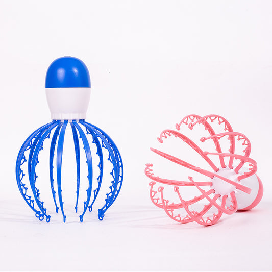 Octopus Head Massager – Manual Scalp Scratcher & Kneading Head Massager for Relaxation