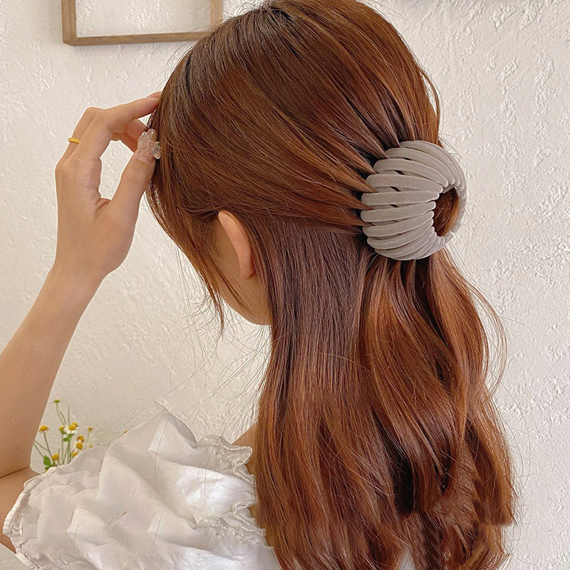 Women's Hollow Hair Loop Ponytail Maker | Easy Hair Styling Tool & Ponytail Hairpin Accessory UK