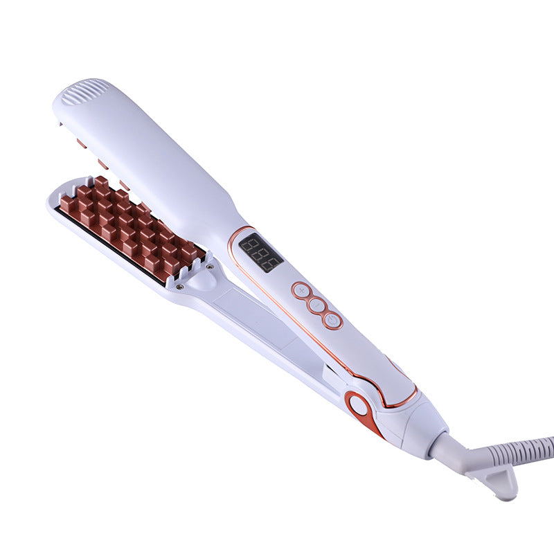 Hair Straightening Styling Comb | Professional Hairdressing Fluffy Hair Straightener Brush for Smooth Hair UK