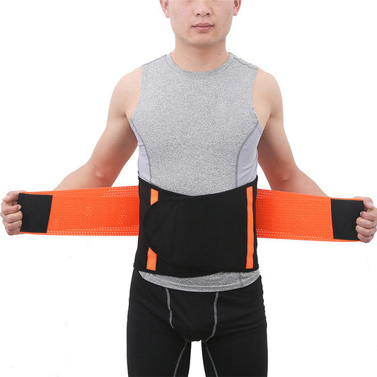 Breathable Weightlifting Belt – Adjustable Fitness Waist Support Belt for Squats, Strength Training & Gym Workouts