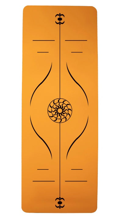 Yoga Mat Posture Line Non-slip Custom Fitness Mat For Beginners Plank Support