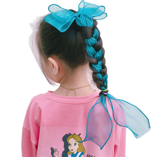 Children’s Bow Hairpin – Vintage Ribbon Streamer Hair Accessories for Girls, Cute Hair Clips & Fashion Styling