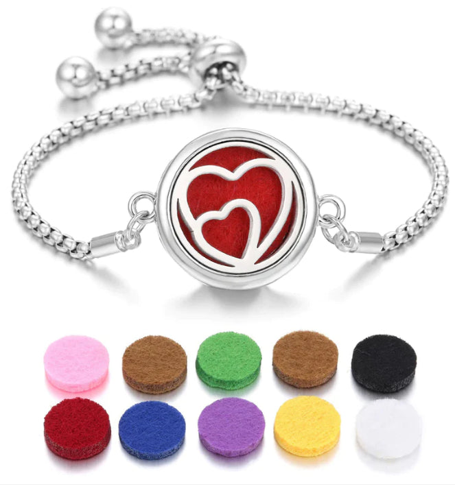 New Kaleidoscope Aromatherapy Bracelet Perfume Essential Oil Diffuser Locket Bracelet Charms Women Aroma Diffuser Jewelry