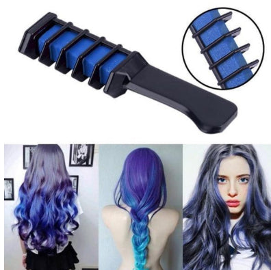 Temporary Mini Disposable Hair Color Mascara Crayon Chalk with Brush | Washable Instant Hair Dye for All Hair Types UK