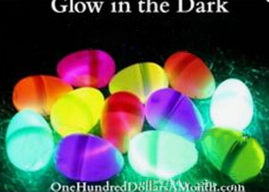 Colourful LED Easter Plastic Eggs – Light-Up Fillable Easter Eggs for Egg Hunts, Home Décor & Party Decorations