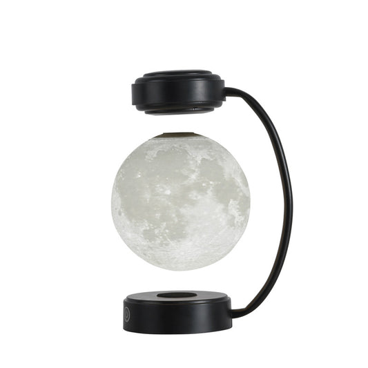 3D LED Moon Night Light – Magnetic Levitating Rotating Floating Moon Lamp for Bedroom, Office & Home Decoration