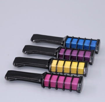 Temporary Mini Disposable Hair Color Mascara Crayon Chalk with Brush | Washable Instant Hair Dye for All Hair Types UK