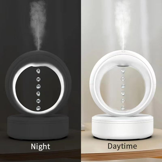Anti-Gravity Air Humidifier – Levitating Water Drop Mist Maker with Silent Fogger & Modern Home Decor Design