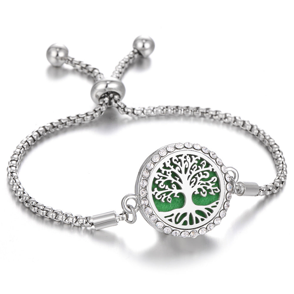 New Kaleidoscope Aromatherapy Bracelet Perfume Essential Oil Diffuser Locket Bracelet Charms Women Aroma Diffuser Jewelry
