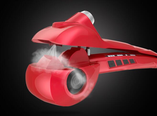 Professional Ceramic Steam Hair Curler | Digital Curling Iron & Hair Waver Styling Tool UK