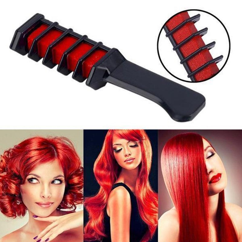 Temporary Mini Disposable Hair Color Mascara Crayon Chalk with Brush | Washable Instant Hair Dye for All Hair Types UK