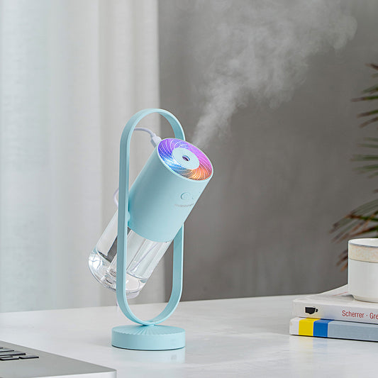 Magic Shadow USB Air Humidifier – Ultrasonic Mini Mist Maker with Projection Night Light for Home, Office & Car