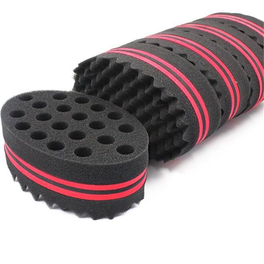 Wave Sponge Hair Twist Brush | Double-Sided Curl Sponge for Twists, Coils & Afro Hair Styling UK