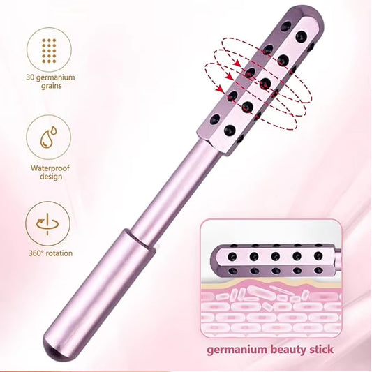 30 Germanium Beauty Massage Stick – Facial Roller Face Lift Wand for Skin Care, Facial Massage & Beauty Routine