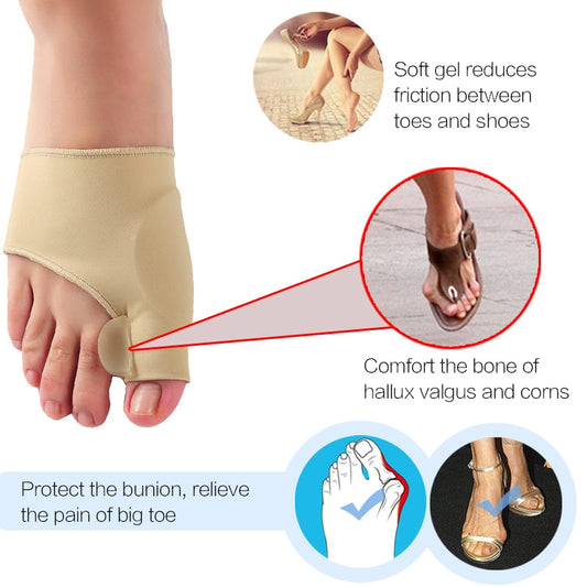 Toe Separator Socks – Comfortable Gel Toe Alignment Socks for Bunion Care & Everyday Foot Comfort