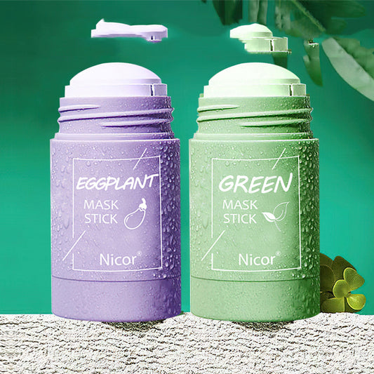 Green Tea Clay Mask Stick – Deep Cleansing Face Mask for Oil Control, Pore Care & Hydrated Skin