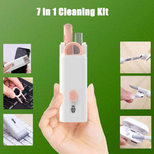 7-in-1 Electronics Cleaning Kit – Keyboard, Earbuds & Screen Cleaner
