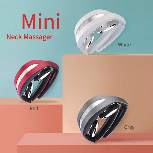 Rechargeable Heated Neck Massager – Electric Cervical Neck Massager with Adjustable Heat & Massage Modes for Everyday Relaxation