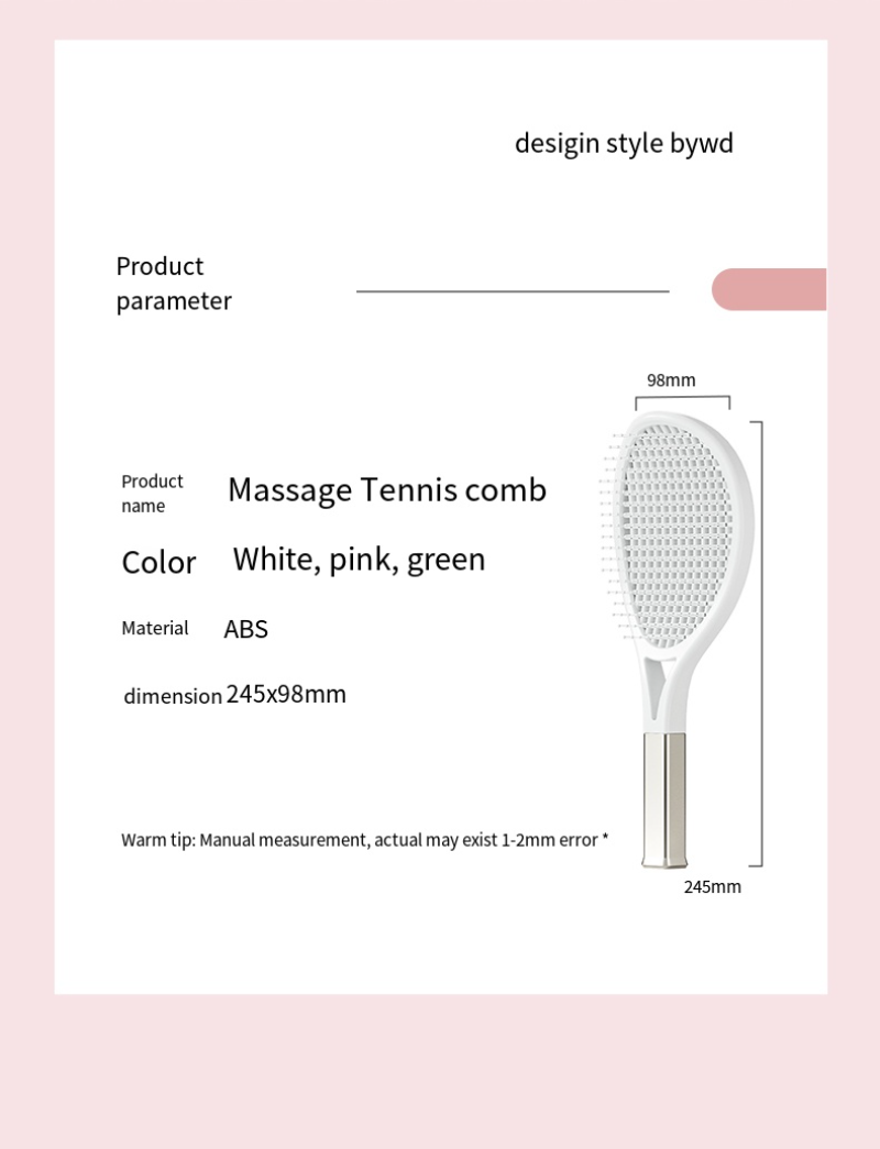 Self-Cleaning Hair Detangler Brush | Air Cushion Scalp Massage Paddle Brush for Thick, Curly & All Hair Types UK